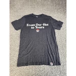 Pizza Hut Shirt Mens M Gray From Our Hut To Yours Logo Graphic Tee Crewneck